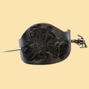 Wikinger-Haarspange Haithabu - schwarz - groß